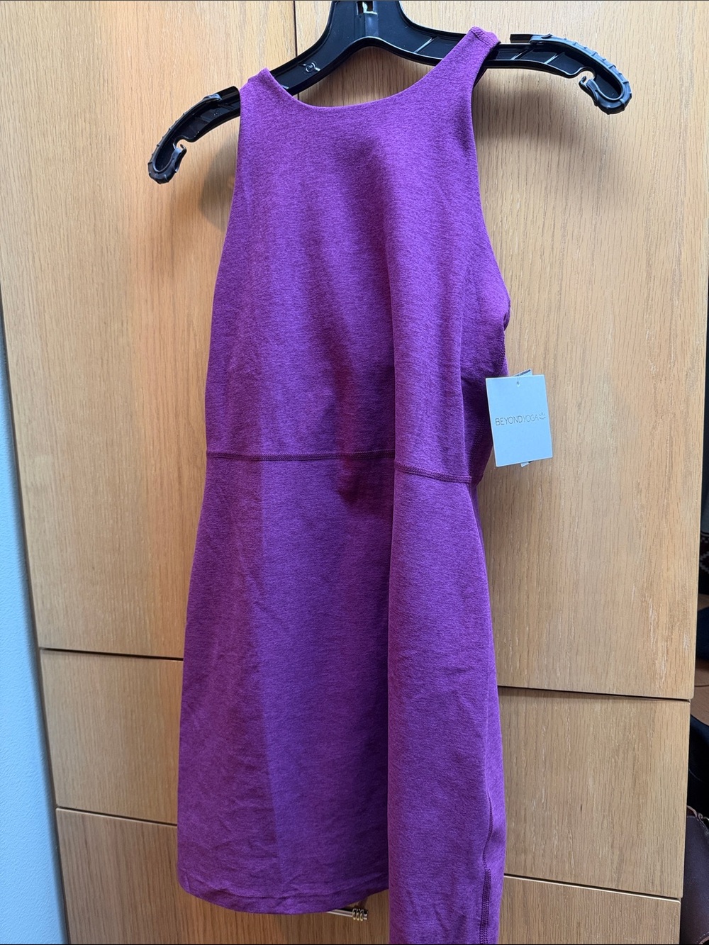 Sleeveless Purple A-Line Dress